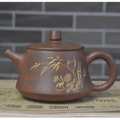 坭兴陶金钟壶茶具大口径大出水茶壶