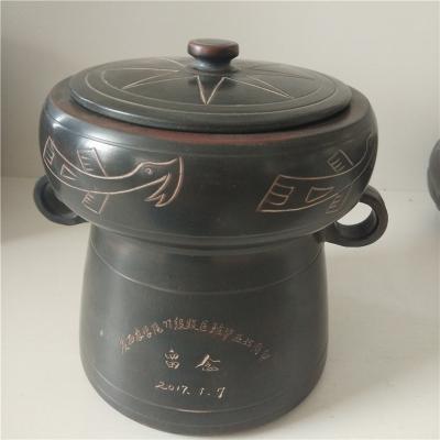 坭兴陶茶叶罐定制茶厂定做茶罐订做陶瓷储物罐