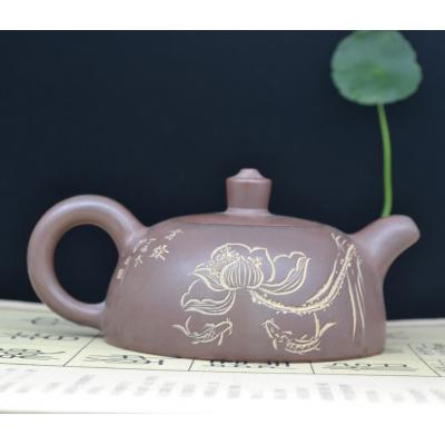 钦州陶半月壶广西坭兴陶茶具