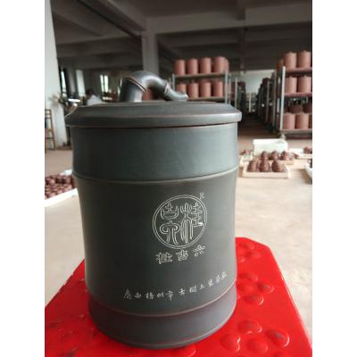 工厂定制坭兴陶茶叶罐