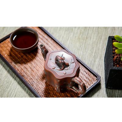 坭兴陶六方壶坭兴陶手拍壶精品